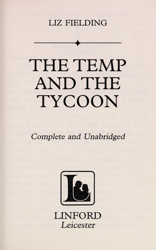 Cover for The Temp and the Tycoon