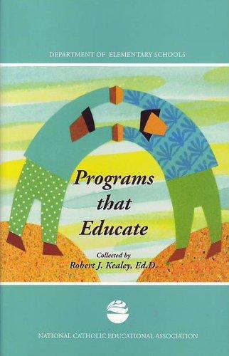 Cover for Programs that educate