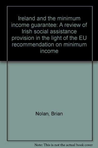 Cover for Ireland and the 'minimum income guarantee'