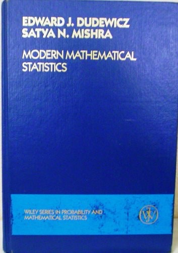 Cover for Modern mathematical statistics