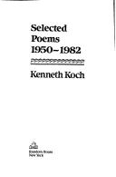 Cover for Selected poems, 1950-1982