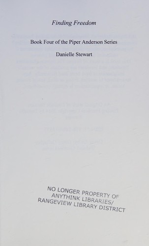 Cover for Finding freedom