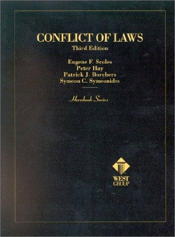Cover for Conflict of laws