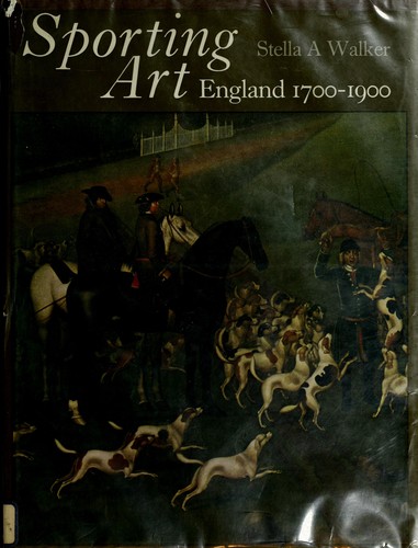 Cover for Sporting art, England 1700-1900