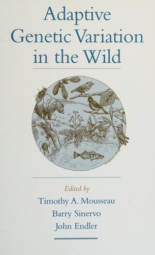 Cover for Adaptive genetic variation in the wild
