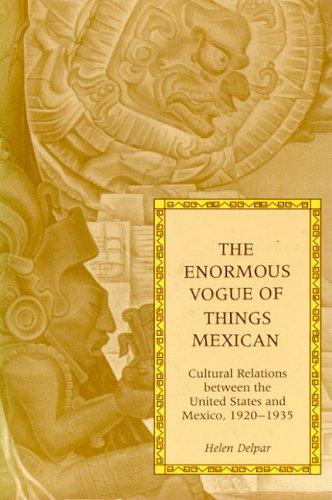 Cover for The enormous vogue of things Mexican