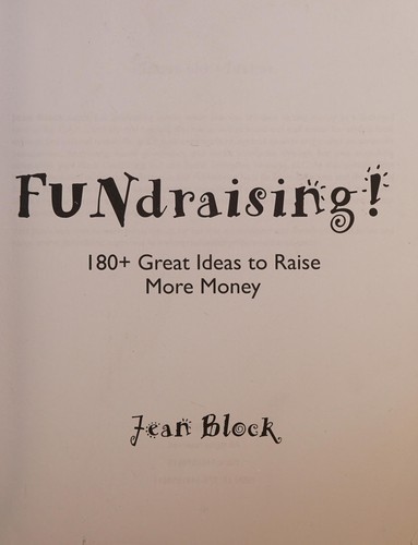 Cover for FUNdraising!