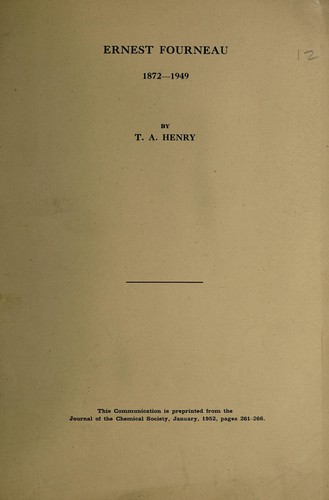 Cover for Ernest Forneau, 1872-1949