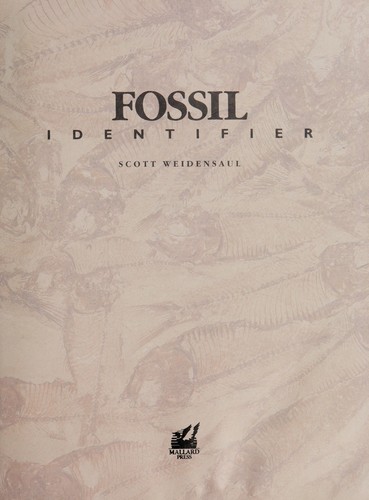 Cover for Fossil Identifier