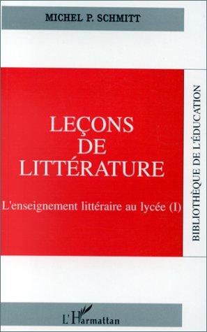 Cover for Leçons de littérature