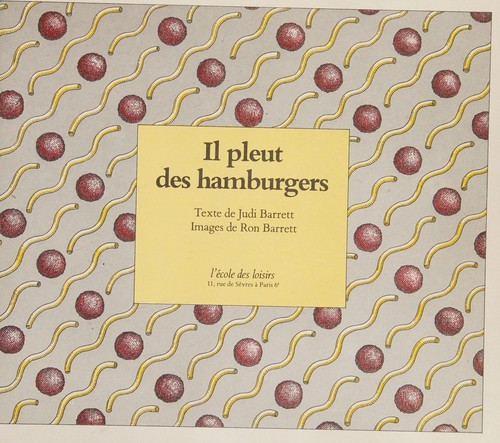 Cover for Il pleut des hamburgers
