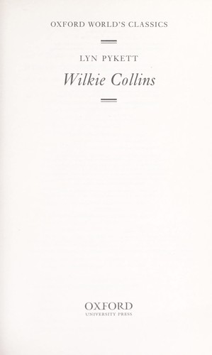 Cover for Wilkie Collins