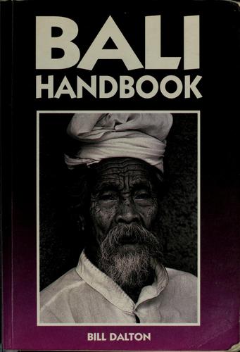 Cover for Bali handbook