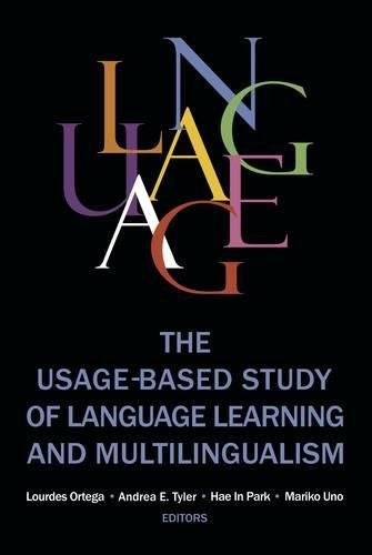 Cover for The Usage-based Study of Language Learning and Multilingualism
