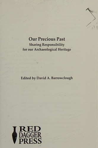 Cover for Our precious past