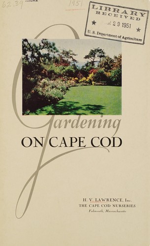 Cover for Gardening on Cape Cod