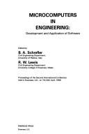 Cover for Microcomputers in engineering development and application of software