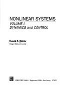 Cover for Nonlinear Systems