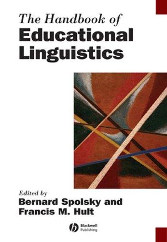 Cover for The handbook of educational linguistics