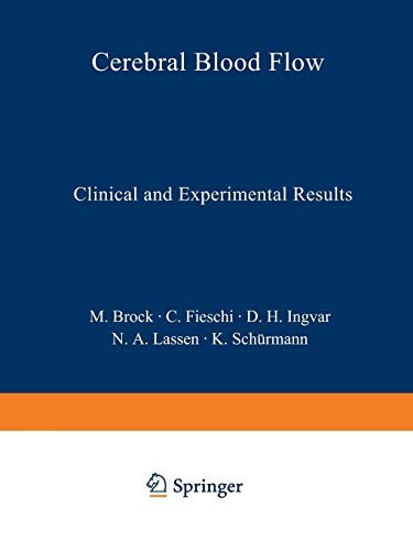 Cover for Cerebral Blood Flow