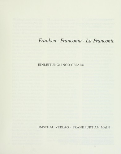 Cover for Franken =
