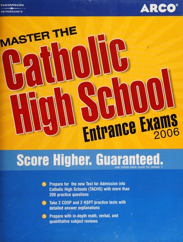 Cover for Master the Catholic high school entrance exams, 2006