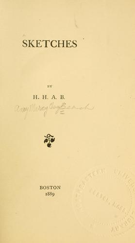 Cover for Sketches