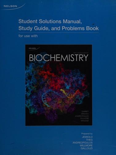 Cover for Student solutions manual, study guide, and problems book for use with
