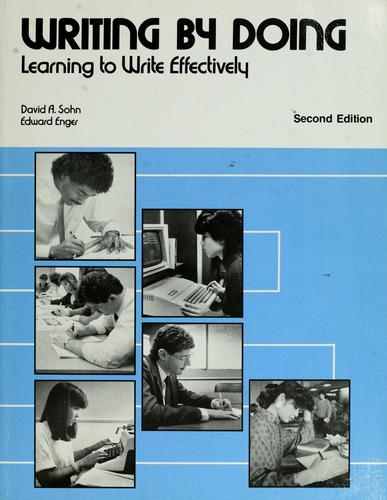 Cover for Writing by doing