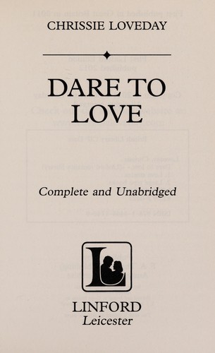 Cover for Dare to love