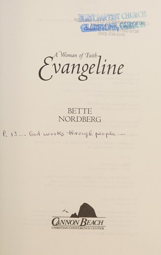 Cover for Evangeline
