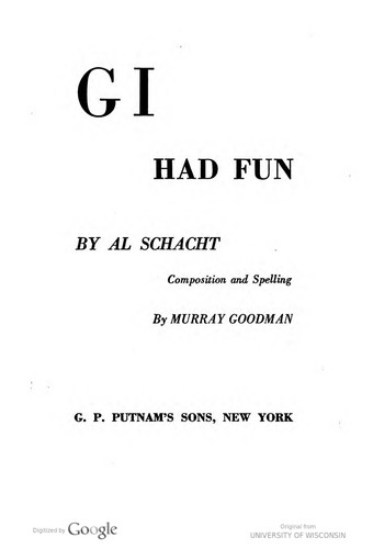 Cover for GI had fun