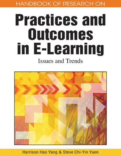 Cover for Handbook of research on practices and outcomes in e-learning
