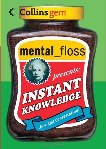 Cover for mental floss presents Instant Knowledge (Collins Gem) (Collins Gem)