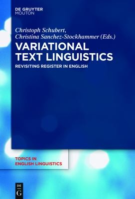 Cover for Variational Text Linguistics