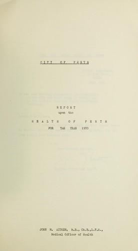 Cover for [Report 1970]