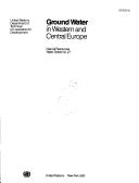 Cover for Ground Water in Western and Central Europe/Sales No E.90.Ii.A.25 (Natural Resources/Water Series, No 27)