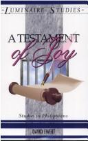 Cover for A testament of joy