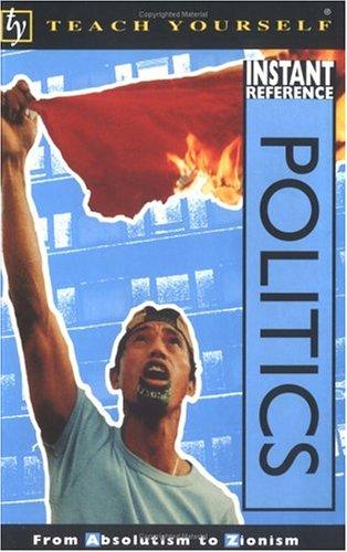Cover for Teach Yourself Instant Reference Politics