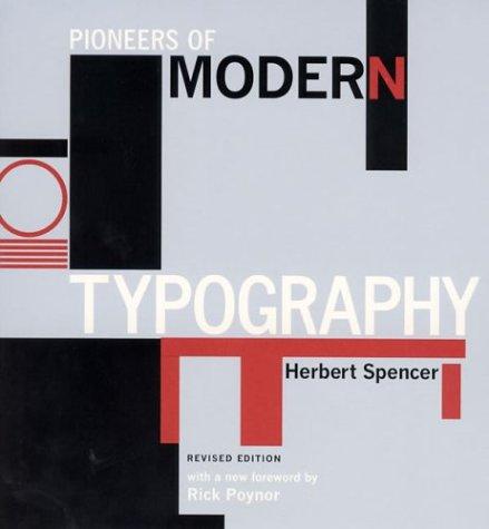 Cover for Pioneers of modern typography