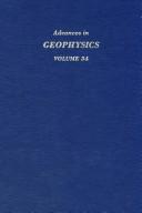 Cover for Advances in Geophysics, Vol. 34