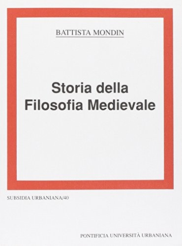 Cover for Storia della filosofia medievale