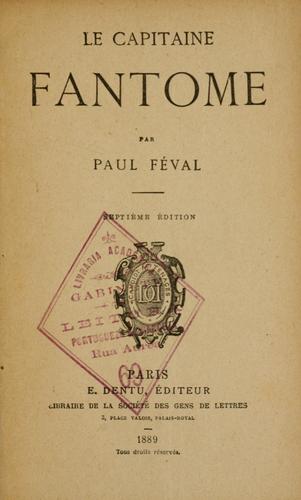 Cover for capitaine fantôme