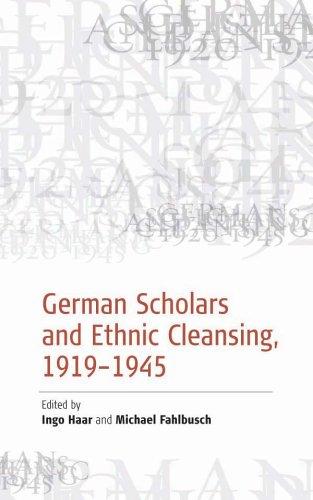 Cover for German scholars and ethnic cleansing (1920-1945)