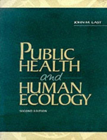 Cover for Public health and human ecology