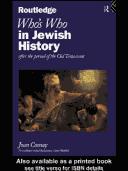 Cover for Routledge who's who in Jewish history