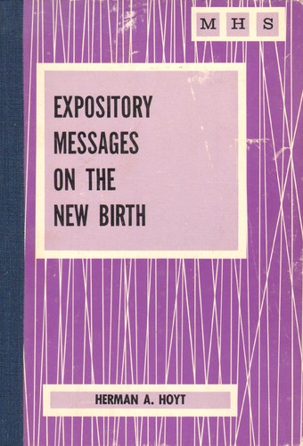 Cover for Expository messages on the new birth