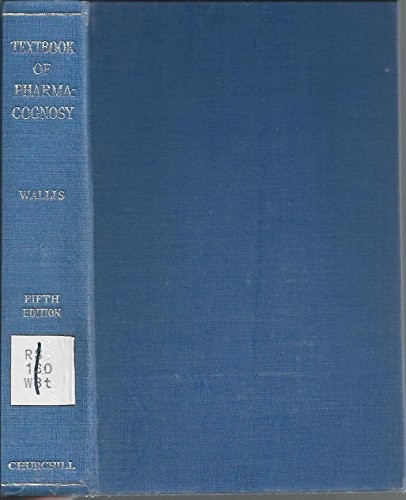 Cover for Textbook of pharmacognosy.