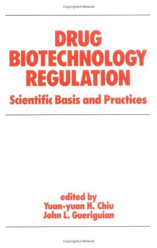 Cover for Drug biotechnology regulation