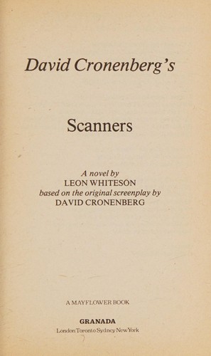 Cover for David Cronenberg's Scanners